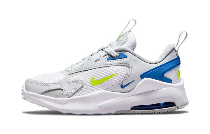 Nike Nike Air Max Bolt Low top Running Shoes White Gray Blue Children Aged 3 7 Years Old