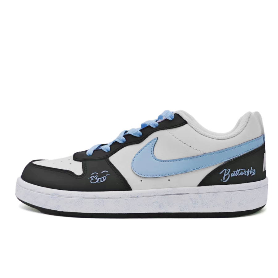 Nike Nike Court Borough Icy Snow Berry Synthetic Leather, Leather Slip Resistant Abrasion Resistant Low top