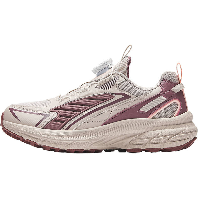 Antakids Low top Running Shoes Lotus Gray/Dry Rose Pink Teenagers