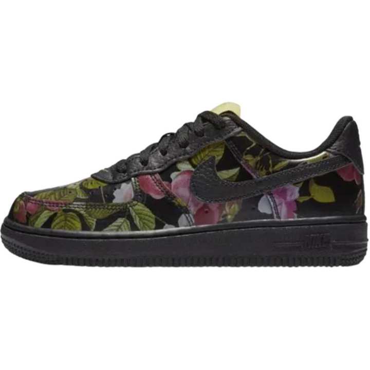 Nike Nike Air Force 1 Low top Skateboard Shoes Black Green Kids'