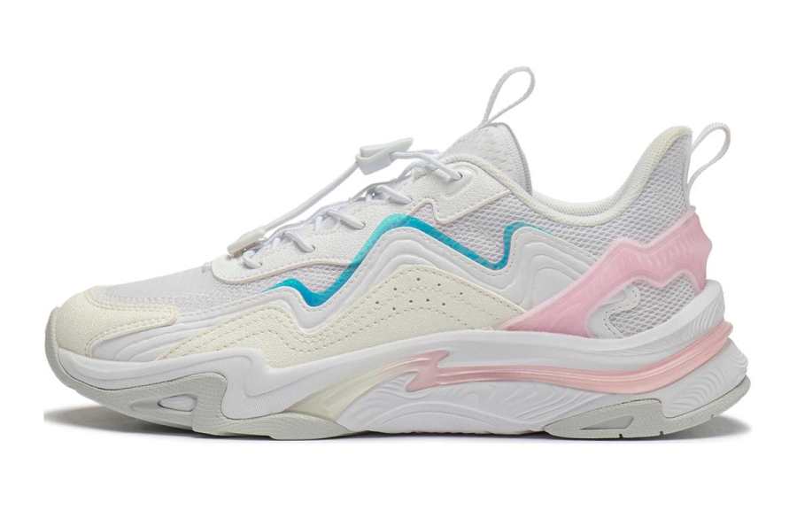 Li-Ning YOUNG Li Ning YOUNG Yunchuan V3 Low top Casual Shoes White Pink Unisex