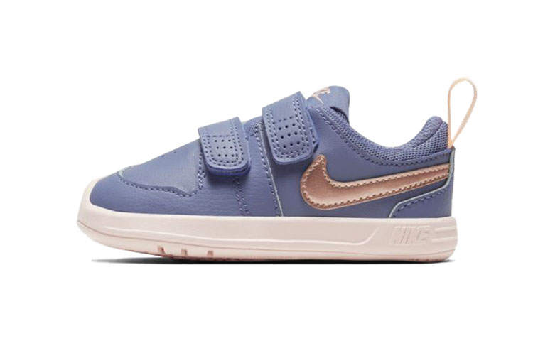 Nike Nike Pico 5 Infantil Slip Resistant Cushioning Abrasion Resistant Low top Toddler Shoes Purple Gold Infant And Toddler