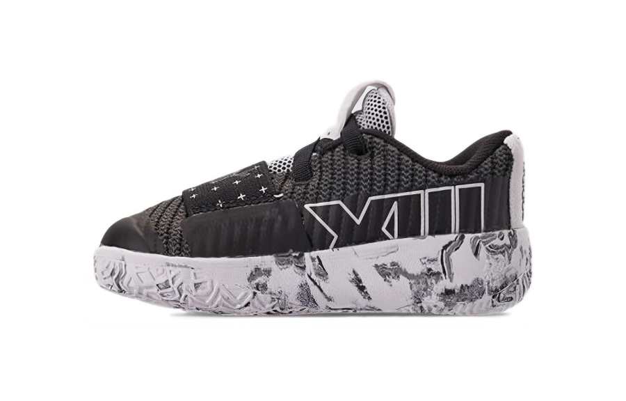 Adidas Adidas Harden Vol.3 Slip Resistant, Abrasion Resistant, Breathable Low top Toddler Shoes Black Gray Infant And Toddler