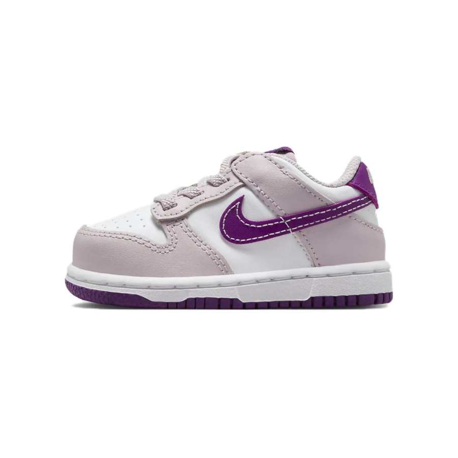 Nike Nike Dunk Slip Resistant Abrasion Resistant Slip Resistant Abrasion Resistant Low top Toddler Shoes White Purple