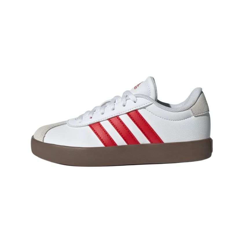 Adidas Adidas VL COURT 3.0 Low top Kids Lifestyle Shoes Cloud White/Better Scarlet/Gray Kids'