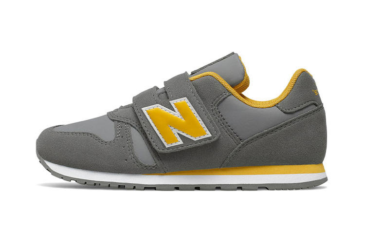 New Balance New Balance NB 373 Comfortable Cushioning, Wear Resistant Low top Casual Shoes Gray Yellow Unisex