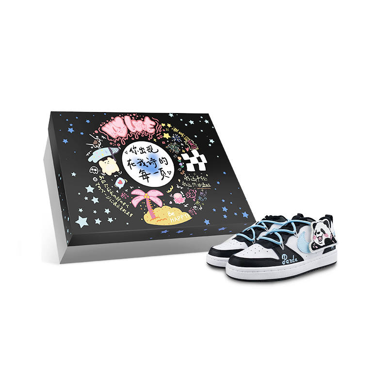 Nike Nike Court Borough Low 2 Low top Kids' Skateboarding Shoes Black White Teenagers