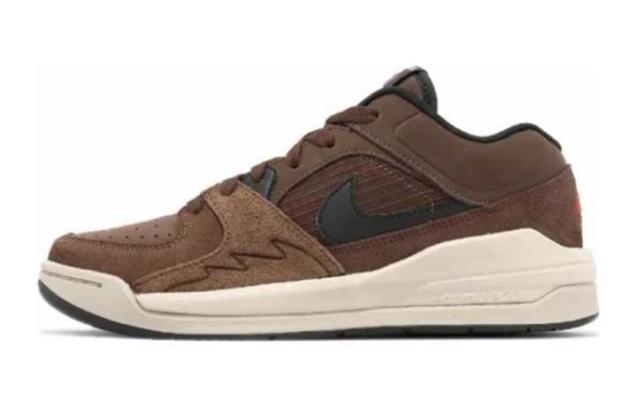 Jordan Jordan Stadium 90 Slip Resistant Abrasion Resistant Low top Basketball Shoes Brown Unisex