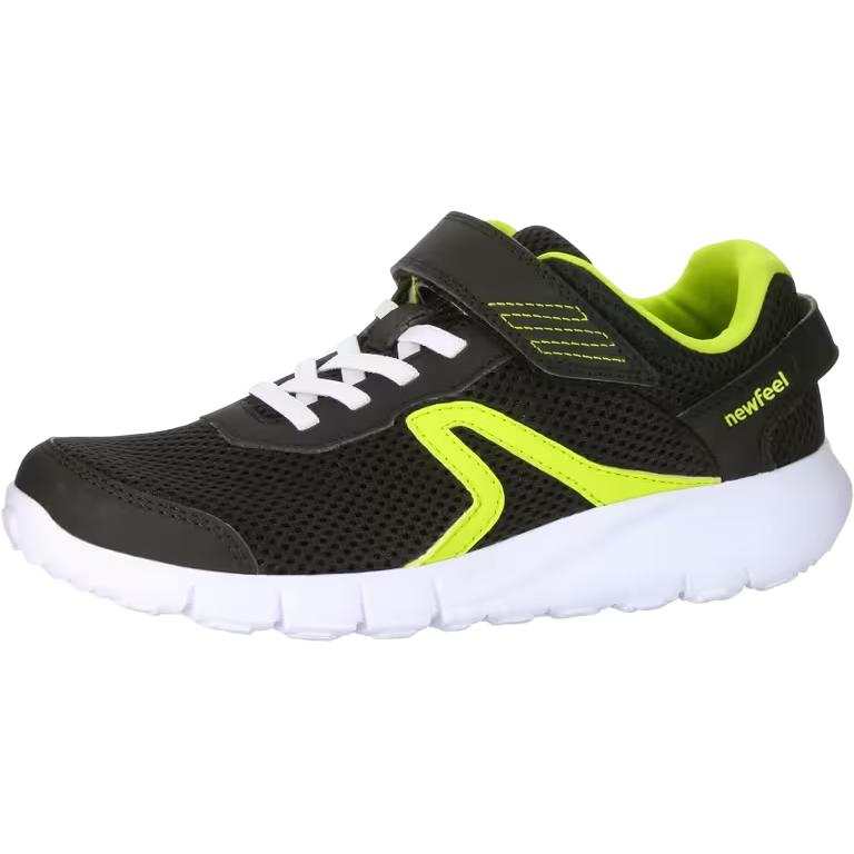 DECATHLON Soft 140 Slip-Resistant Cushioning Wear-Resistant Low-Top Kids' Outdoor Shoes White Silver Kids