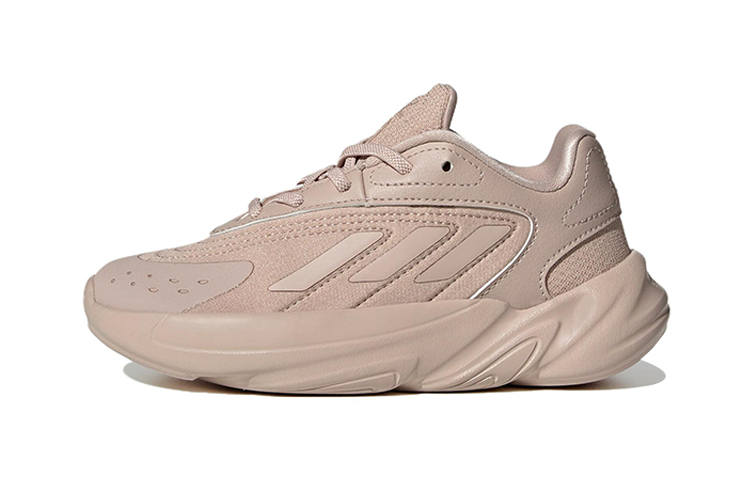 Adidas Originals Ozelia Fabric Abrasion Resistant Low top Kids Lifestyle Shoes Pink Children Aged 3 7 Years Old