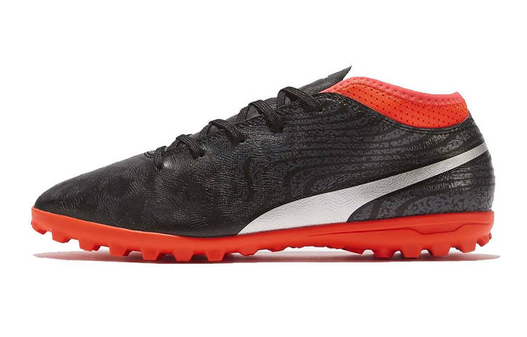 PUMA One 18.4 Low top Kids' Soccer Shoes Black Red Kids'