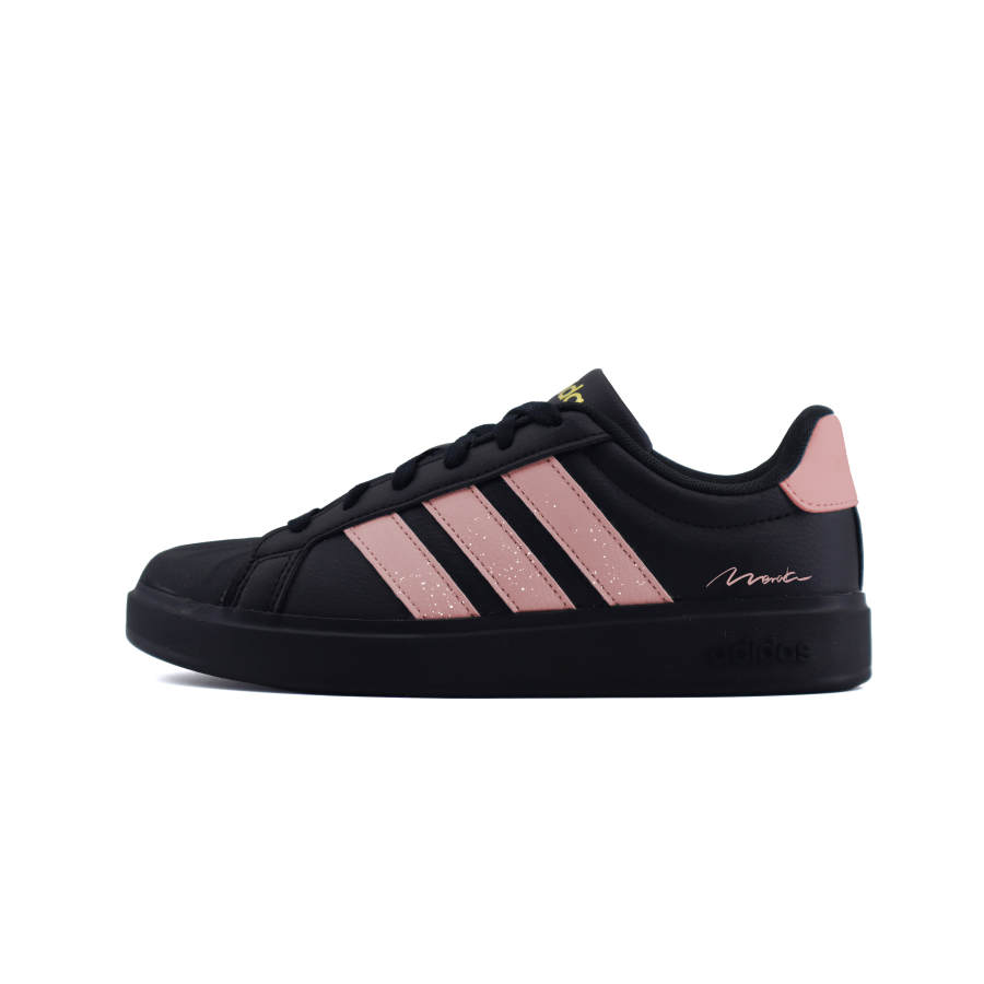 Adidas Adidas Street Talk Slip Resistant Abrasion Resistant Low top Kids' Skateboarding Shoes Black Pink Unisex