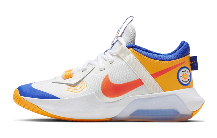 Nike Nike Air Zoom Crossover Low top Basketball Shoes White Orange Blue, Single Layer Unisex