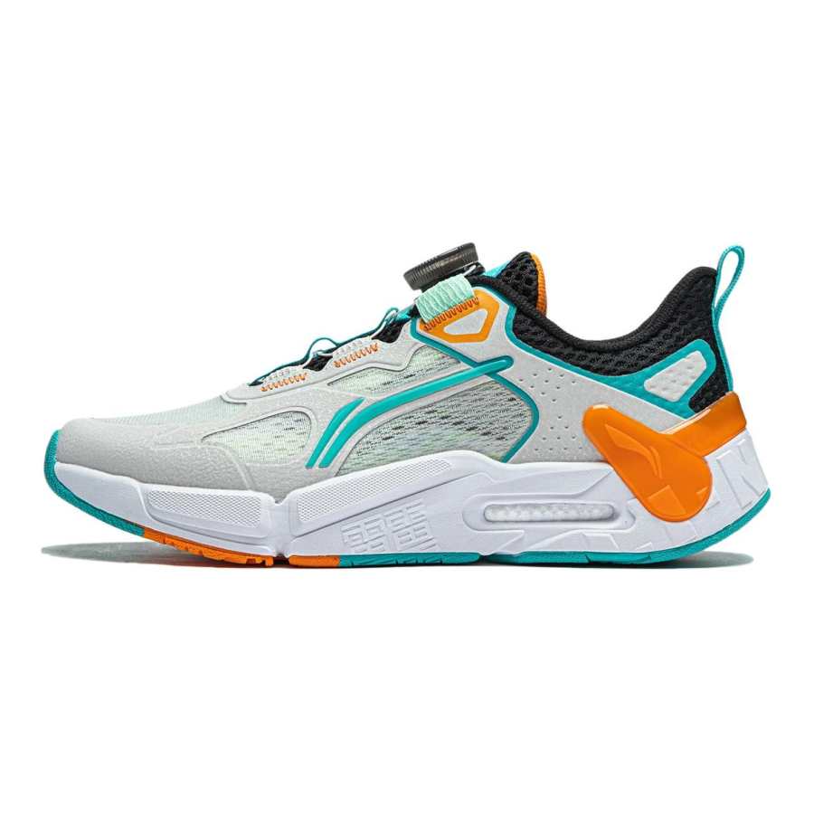 Li-Ning YOUNG Li Ning YOUNG MECHA V2 Casual Shoes Gray Green Yellow Unisex