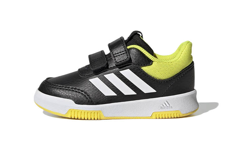 Adidas Adidas TENSAUR Sport Abrasion Resistant Abrasion Resistant Low top Toddler Shoes Black Yellow Infant And Toddler