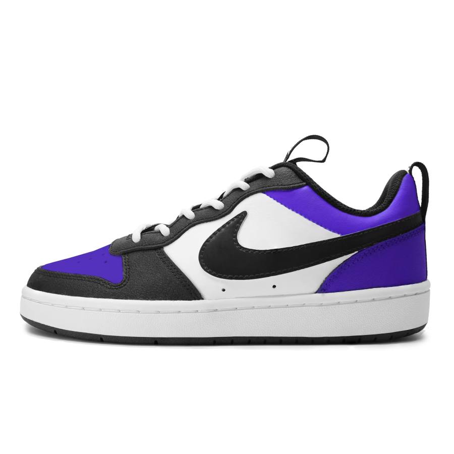Nike Nike Court Borough 2 Violet 1.0 Synthetic Leather Slip Resistant Abrasion Resistant Support