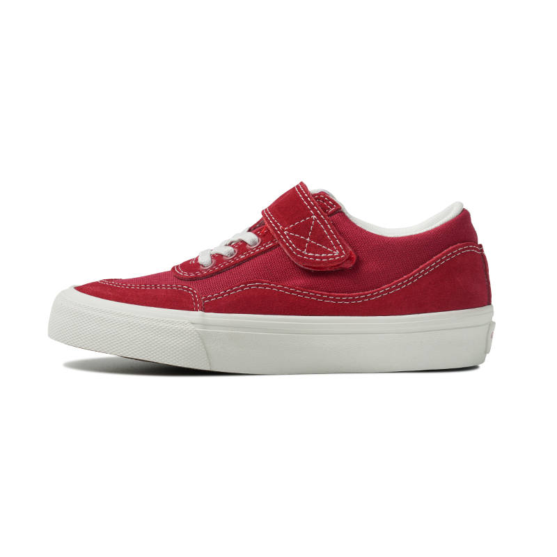 GOLUCK Cow Suede Abrasion Resistant Lightweight Cushioning Low top Kids' Skateboarding Shoes Radiant Red Kids'