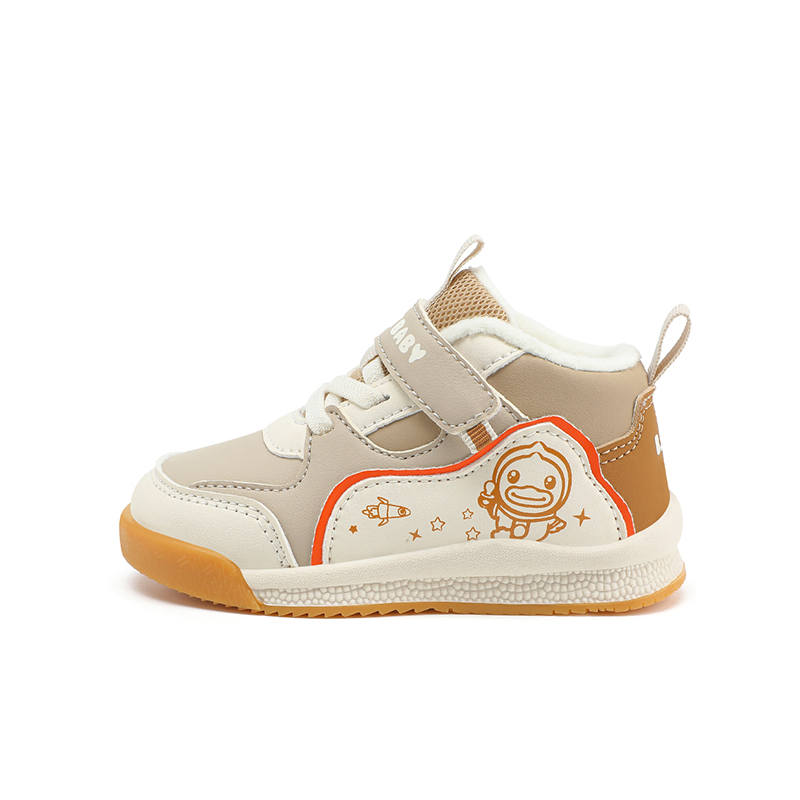 B.Duck Yellow Duck Universe Duckling, Fleece Lined Versatile Outdoor Sports Kids Lifestyle Shoes Infant And Toddler