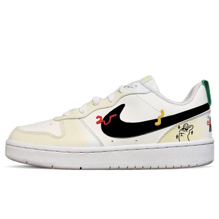Nike Nike Court Borough Lightweight Cushioning Low top Kids' Skateboarding Shoes Kids'