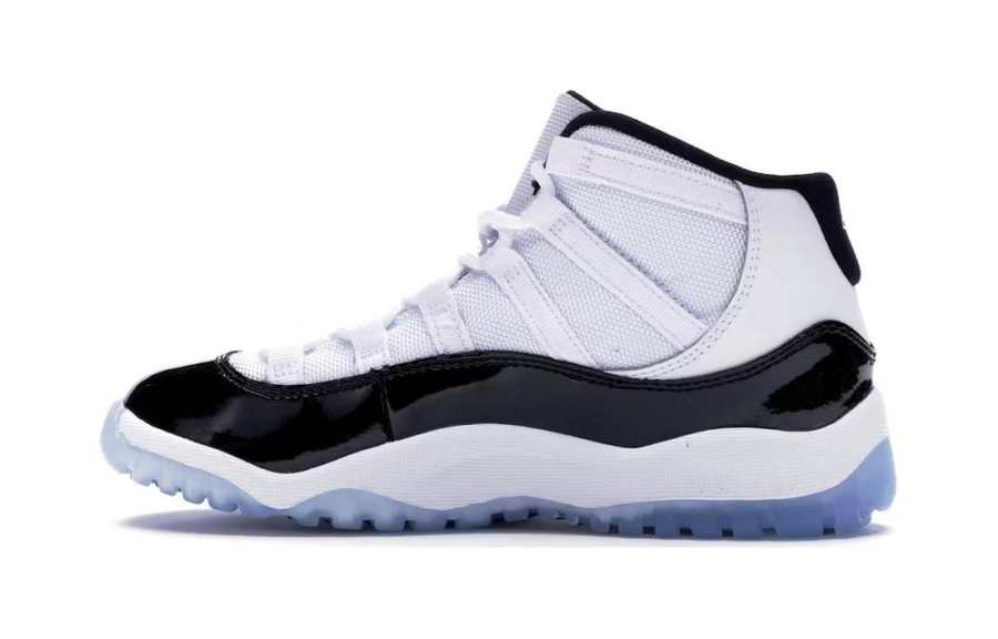 Jordan Jordan Air Jordan 11 Retro Concord Buckle High top Children's Basketball Shoes Black 2018 Children Aged 3 7 Years Old