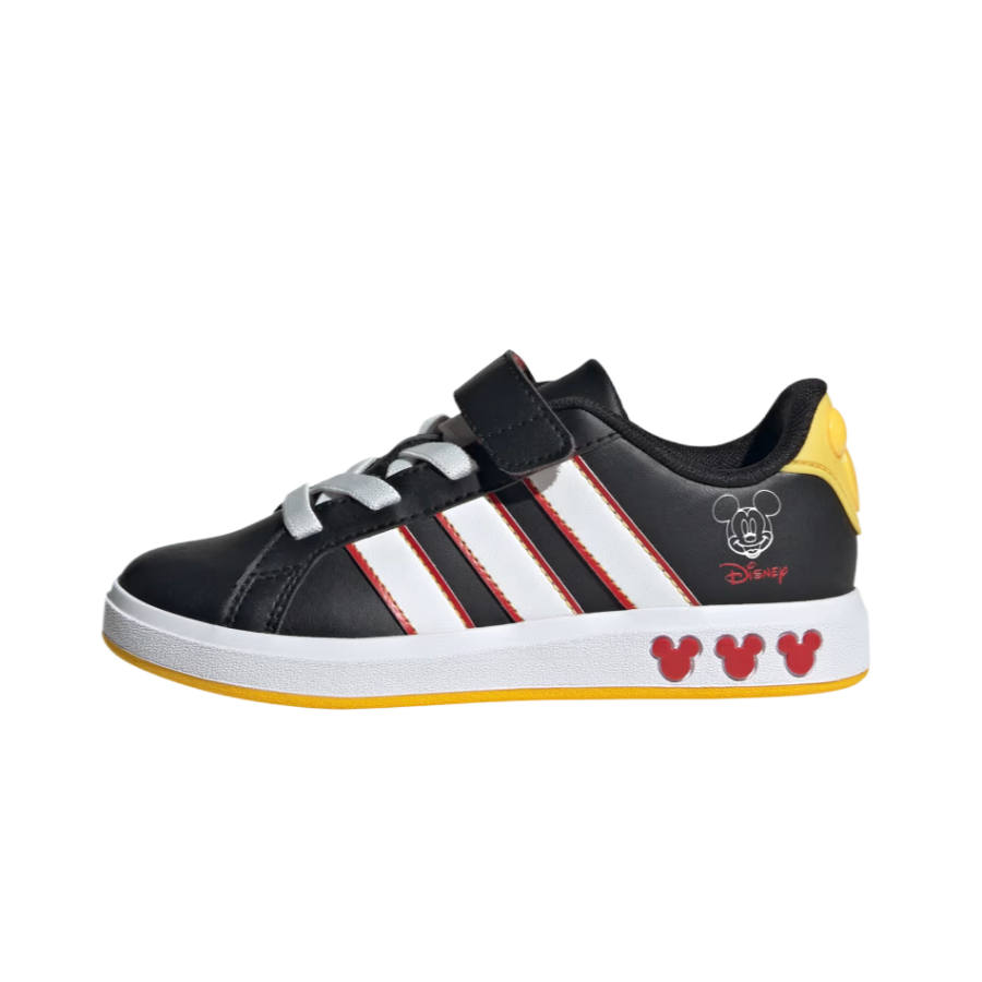 Adidas Disney x Adidas GRAND COURT Kids' Outdoor Shoes Black White Kids'