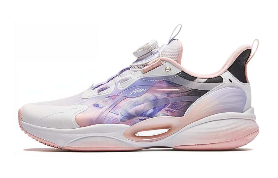 Antakids Low top Running Shoes White Pink Blue Teenagers