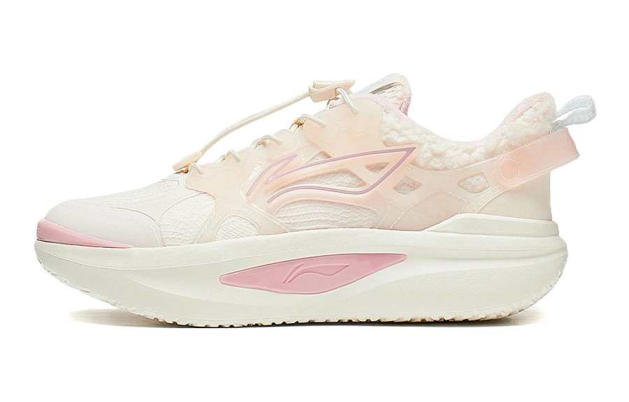 Li-Ning YOUNG Li Ning YOUNG The Big Dipper Comfortable Low top Casual Shoes Pink Apricot Unisex