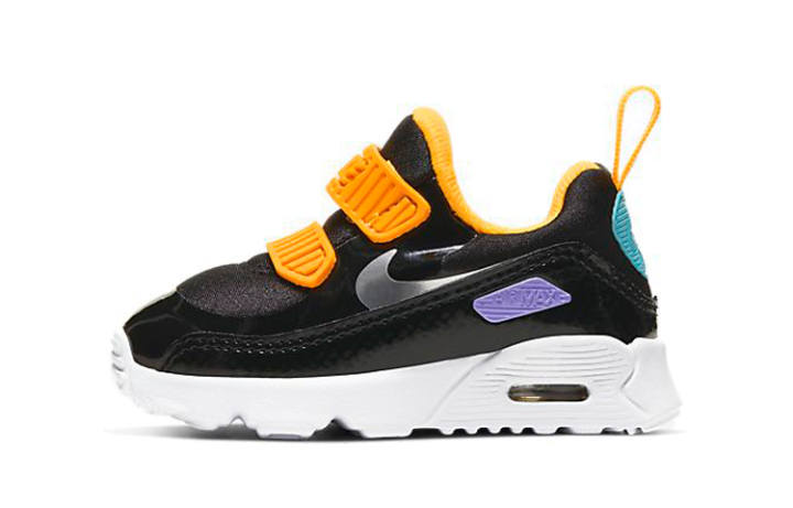 Nike Nike Air Max 90 Low top Toddler Shoes Orange Black Infant And Toddler