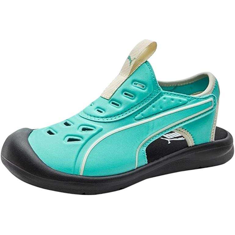 PUMA Aquacat Fabric Low top Children's Sandals Aqua Blue/Cream Fragrance Grass Kids'