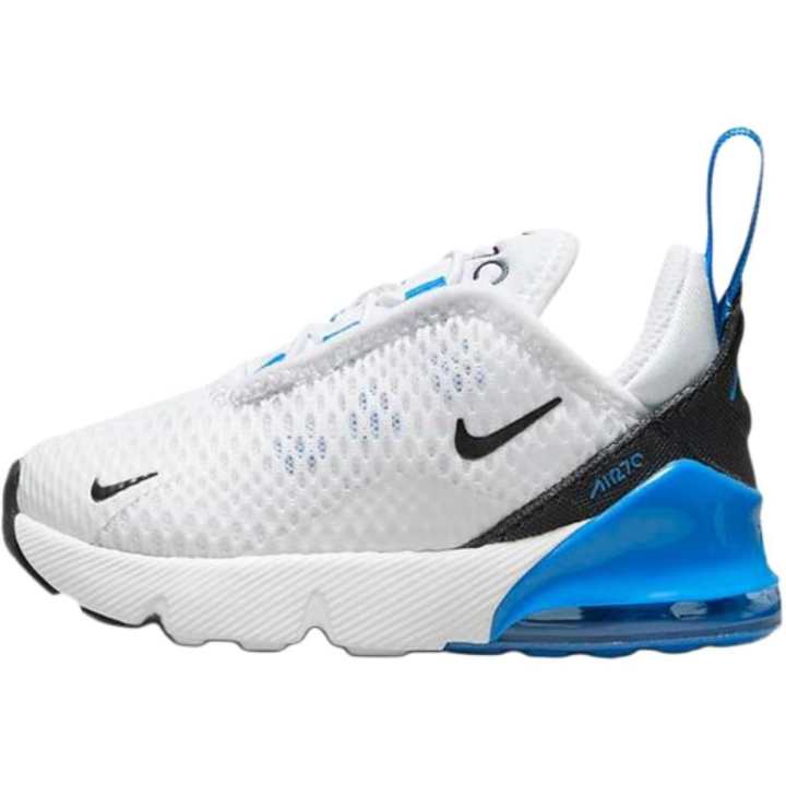 Nike Nike Air Max 270 Abrasion Resistant Low top Toddler Shoes White Blue Black Infant And Toddler