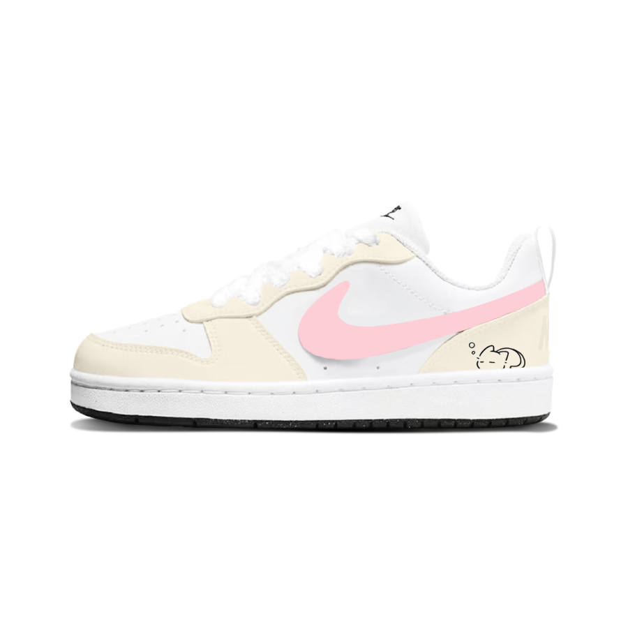 Nike Nike Court Borough Synthetic Leather Anti Kick Cushioning Abrasion Resistant Anti Kick Cushioning Abrasion Resistant
