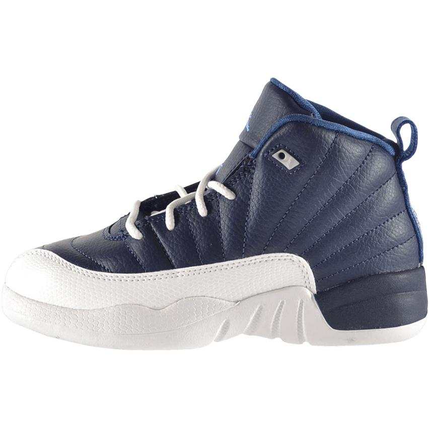 Jordan Jordan Air Jordan 12 High top Children's Basketball Shoes Blue White Kids'