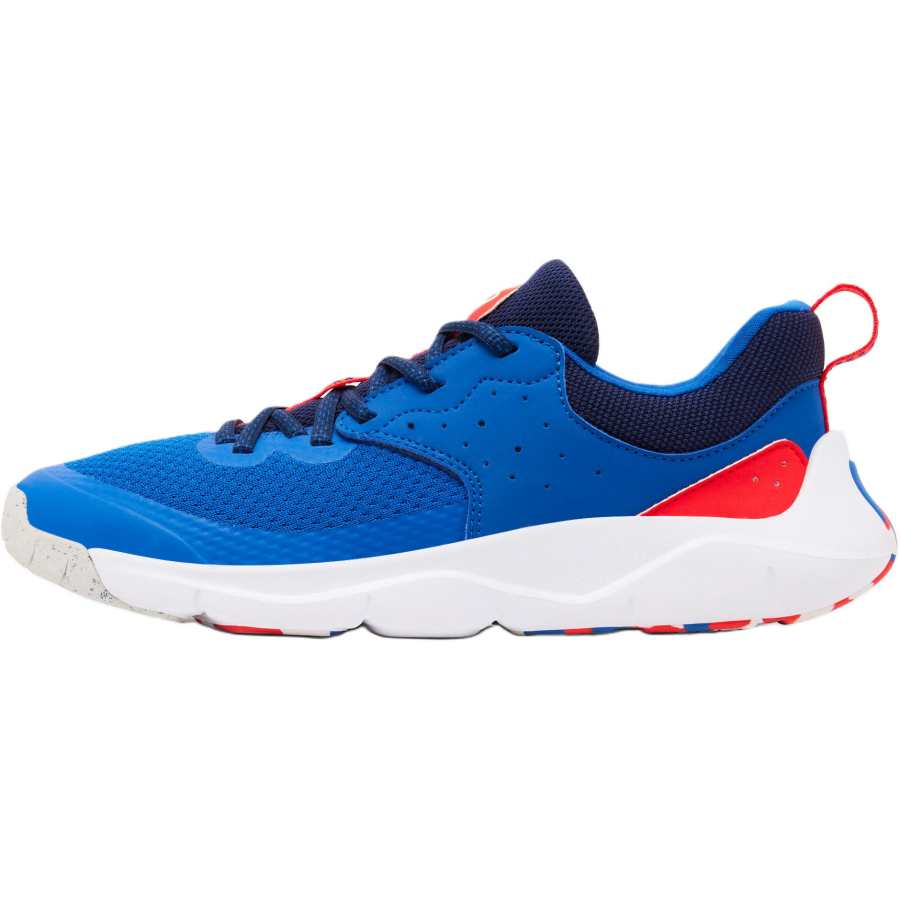 DECATHLON Slip Resistant Abrasion Resistant Low top Kids' Running Shoes Blue Teenagers