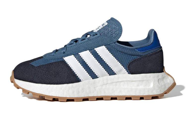 Adidas Originals Retropy E5 J Abrasion Resistant Abrasion Resistant Low top Kids Lifestyle Shoes Blue