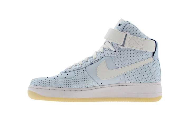 Nike Nike Air Force 1 Cushioning, Wear Resistant Mid top Toddler Shoes Blue White Infant And Toddler