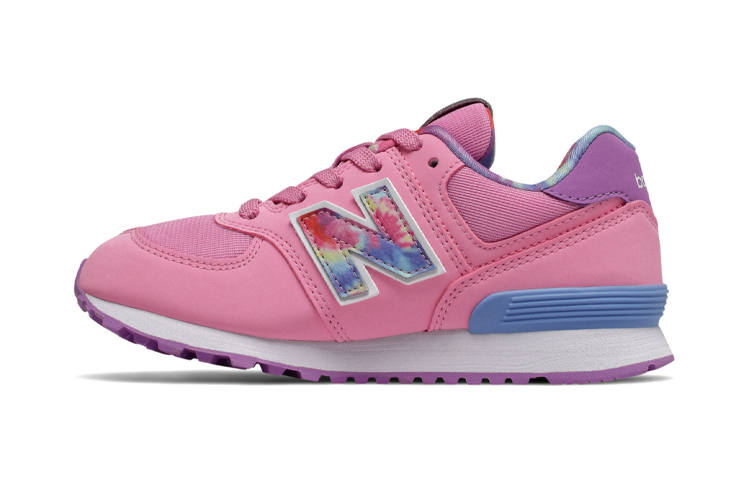 New Balance New Balance NB 574 Tie Dye Cushioning Casual Shoes Pink Children Aged 3 7 Years Old