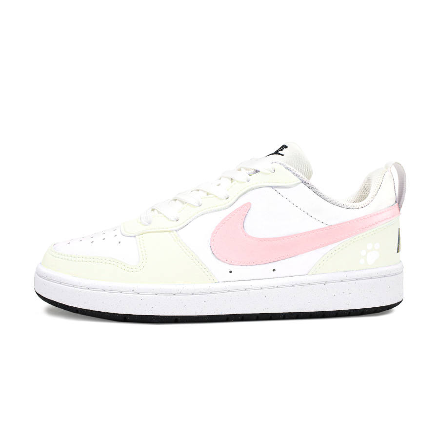 Nike Nike Court Borough Low top Kids' Skateboarding Shoes Yellow Pink Teenagers