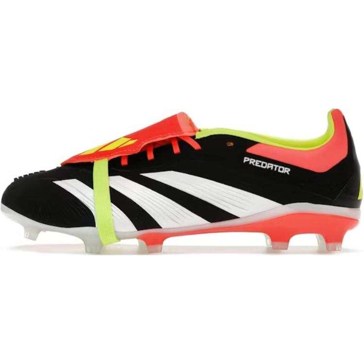 Adidas Adidas PREDATOR ELITE Abrasion Resistant Low top Kids' Soccer Shoes Black Teenagers