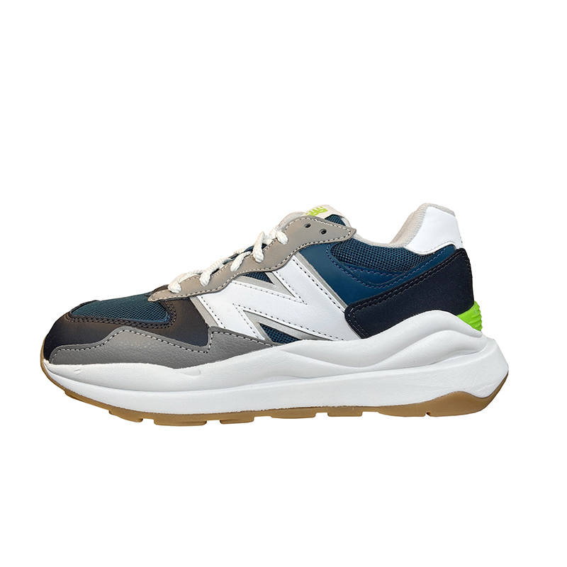 New Balance New Balance NB 57/40 Comfortable Cushioning Abrasion Resistant Breathable Low top Kids Lifestyle Shoes Blue White Gray