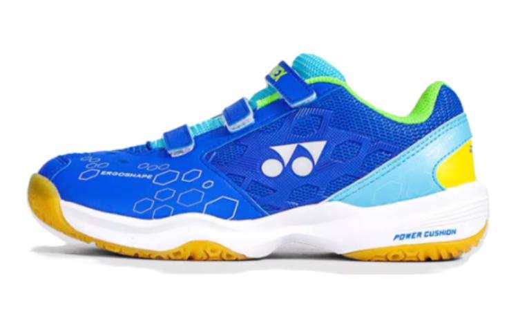 YONEX Power Cushion Slip Resistant Cushioning Slip Resistant Cushioning Low top Kids' Training Shoes Blue Green Kids'