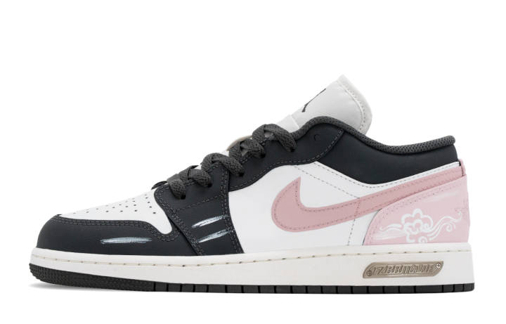 Jordan Jordan Air Jordan 1 First Encounter With Cloud Pattern Abrasion Resistant Abrasion Resistant Low top