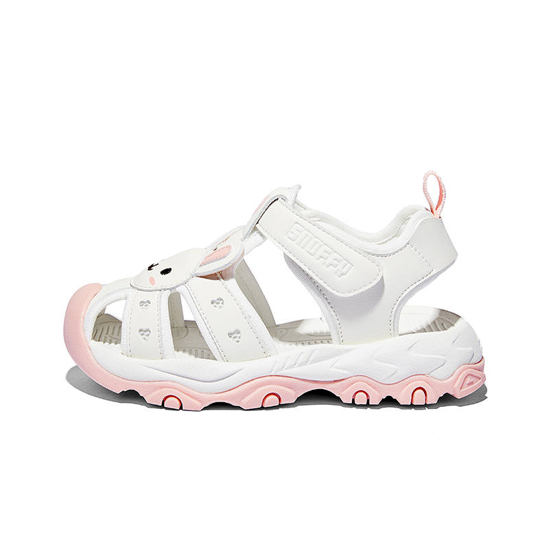 Snoffy Beauty Of Everything Collection Non slip Lightweight Children's Sandals White Kids'