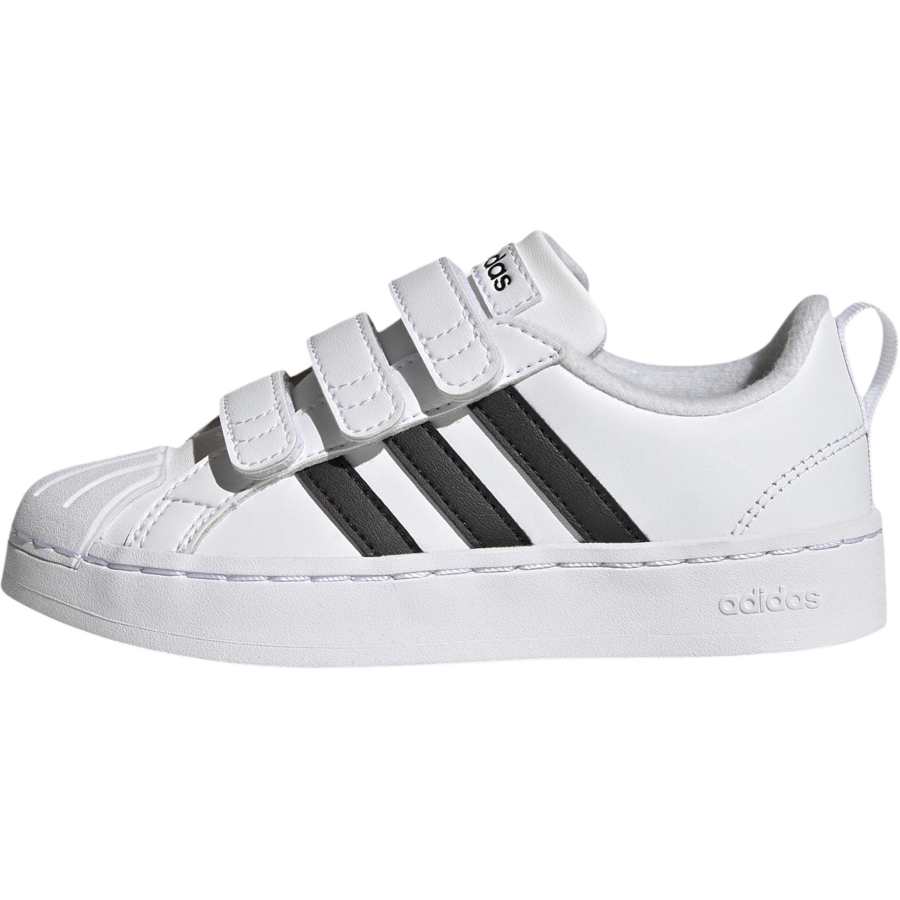 Adidas Adidas STREETCHECK Genuine Leather Low top Skateboard Shoes White Kids'