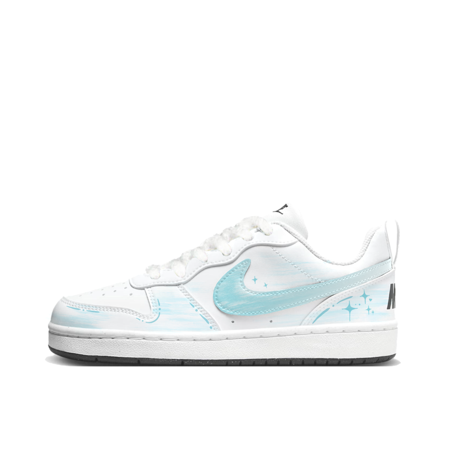 Nike Nike Court Borough Synthetic Leather Anti Kick Abrasion Resistant Anti Kick And Abrasion Resistant Low top