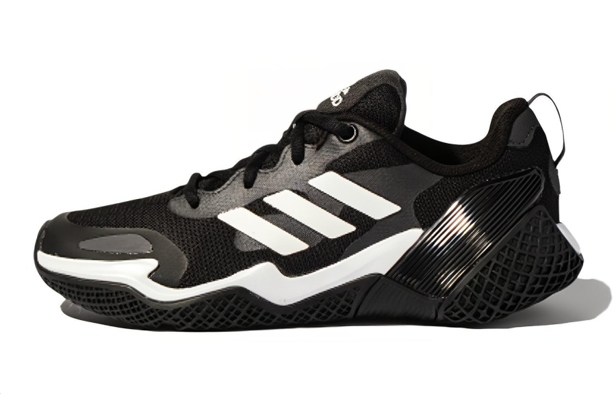 Adidas Adidas 4Uture RNR J Breathable Low top Kids' Running Shoes Black White Teenagers