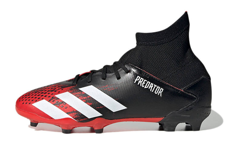 Adidas Adidas Predator 20.3 Abrasion Resistant Abrasion Resistant Mid top Kids' Soccer Shoes Black Red Kids'