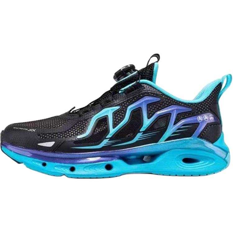 XTEP Low top Running Shoes Black Blue Teenagers