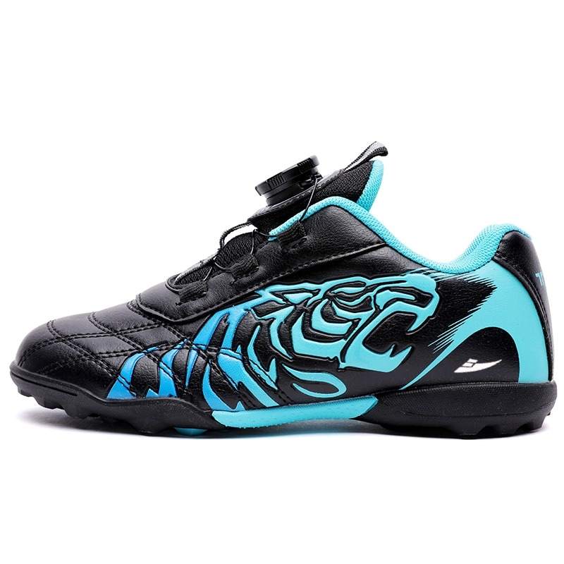 KUDING Synthetic Leather Slip Resistant, Abrasion Resistant, Lightweight Cushioning Low top Kids' Soccer Shoes Kids'