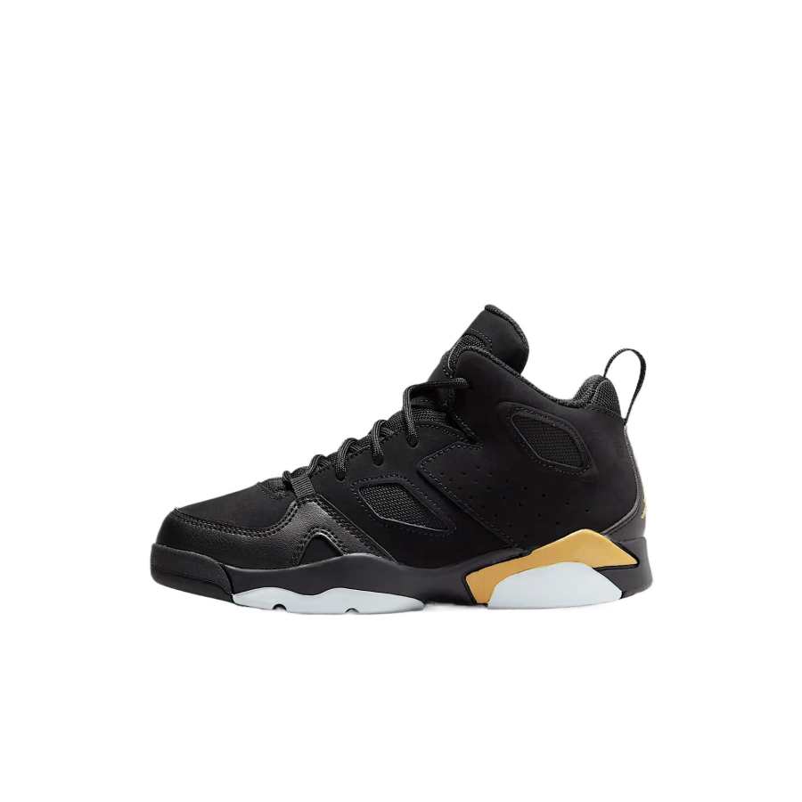 Nike Nike Leather Slip Resistant Children's Basketball Shoes Black Kids'