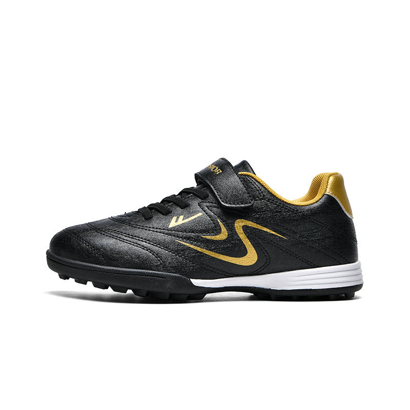 WARRIOR Leather Slip Resistant Cushioning Abrasion Resistant Low top Soccer Shoes Kids'